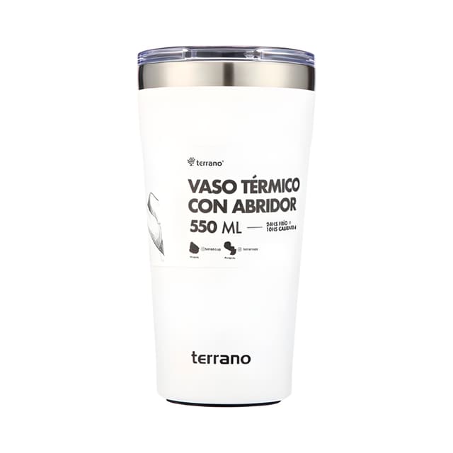 Vaso Térmico Terrano 550ml Branco