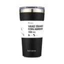 Vaso Térmico Terrano 550ml Preto com Abridor