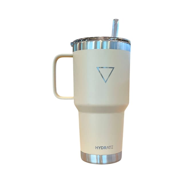 Garrafa Térmica Hydrate Pico Y Agarre 887ml Bege