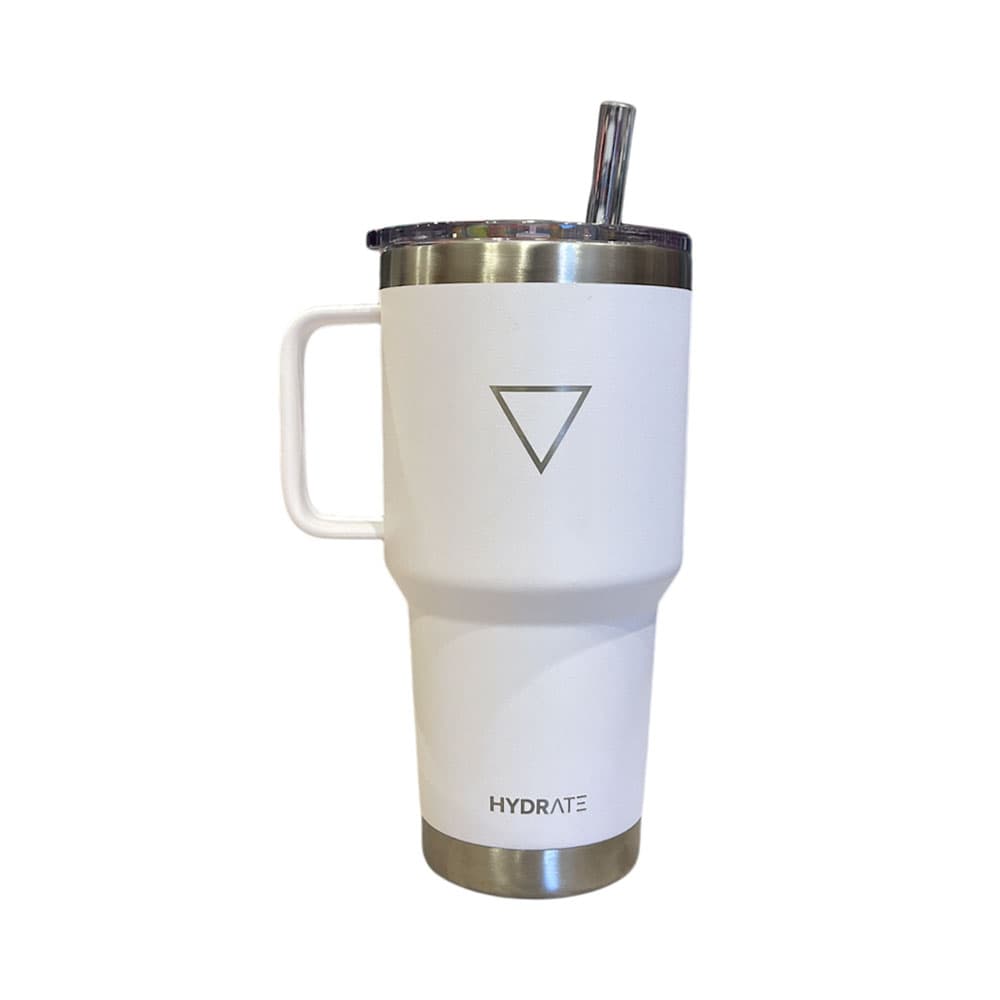 Garrafa Térmica Hydrate Bico e Alça 887ml Branco