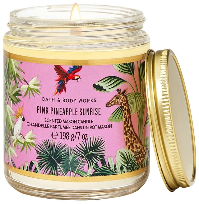 Vela Aromática Bath & Body Works Pink Pineapple Sunrise - 198G