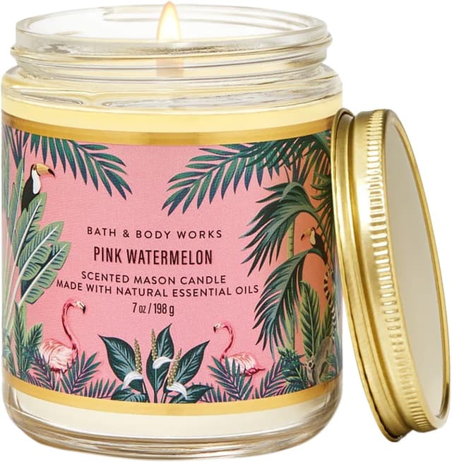 Vela Aromática Bath & Body Works Pink Watermelon - 198G