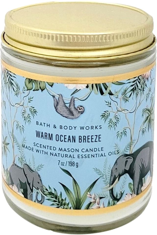 Vela Aromática Bath & Body Works Warm Ocean Breeze - 198G