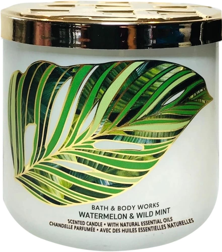 Vela Aromática Bath & Body Works Watermelon & Wild Mint - 411G