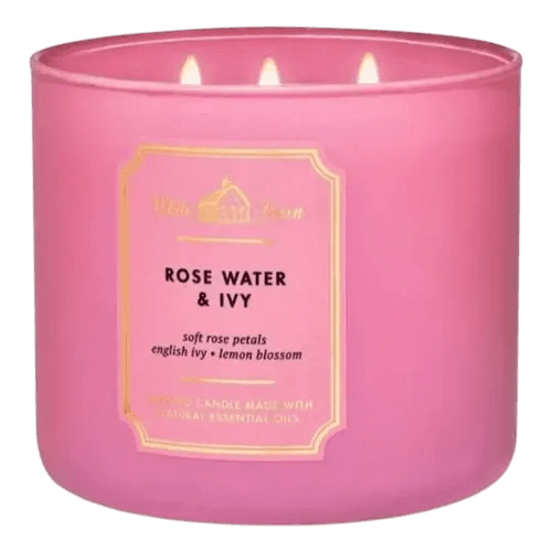 Vela Bath & Body Works Rose Water & Ivy 411G