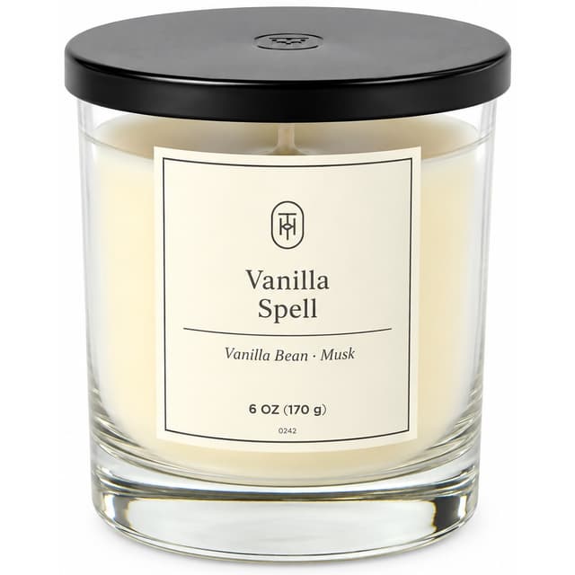 Vela Threshold Vanilla Spell Tapa Preta 170G