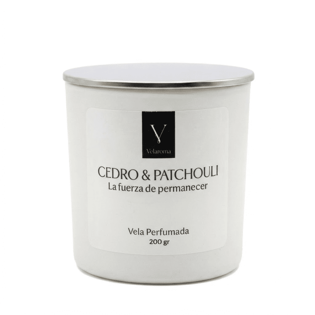Vela Aromática Velaroma Cedro & Patchouli 200GR