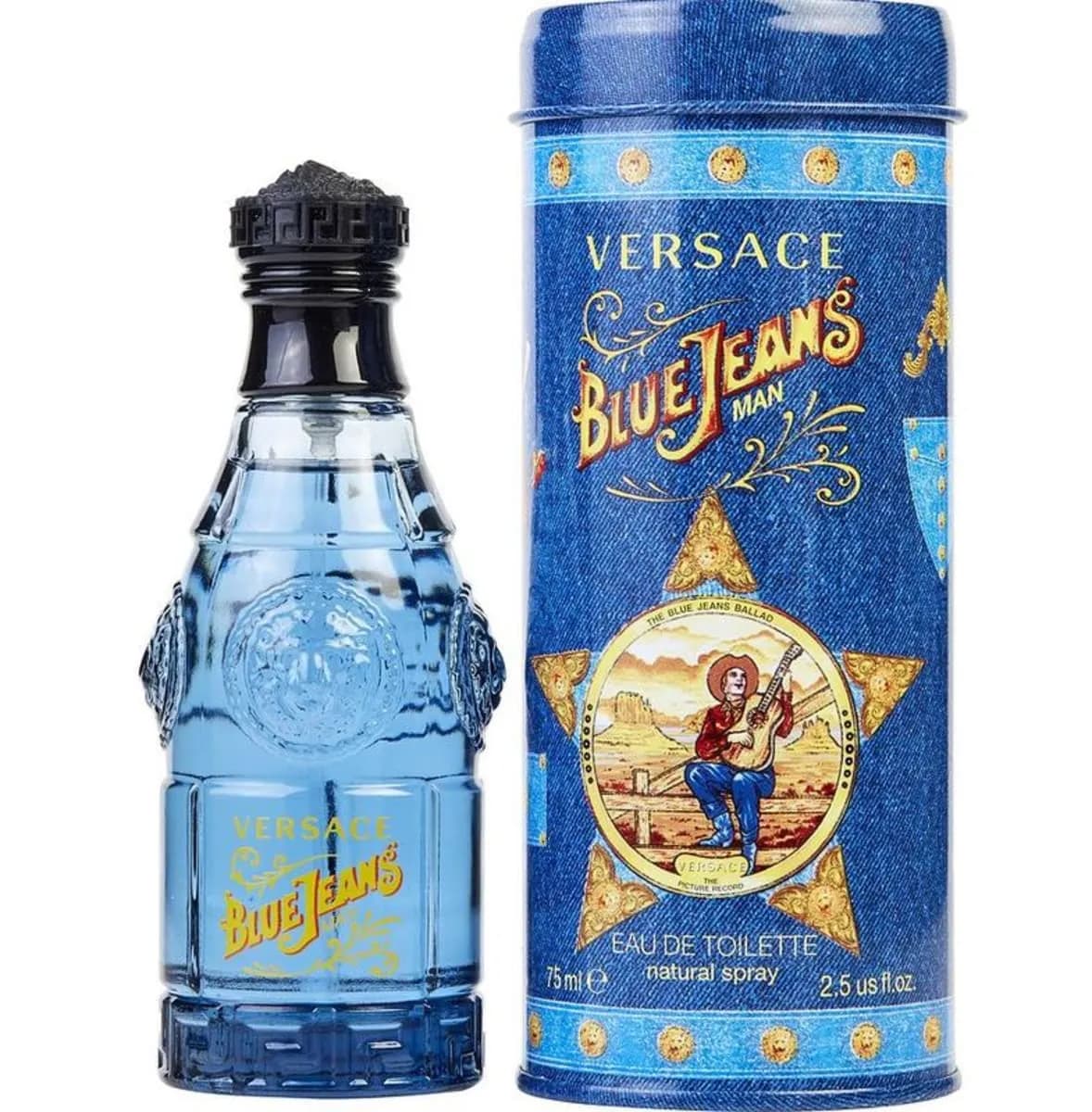 Perfume Versace Blue Jeans Eau de Toilette 75ml