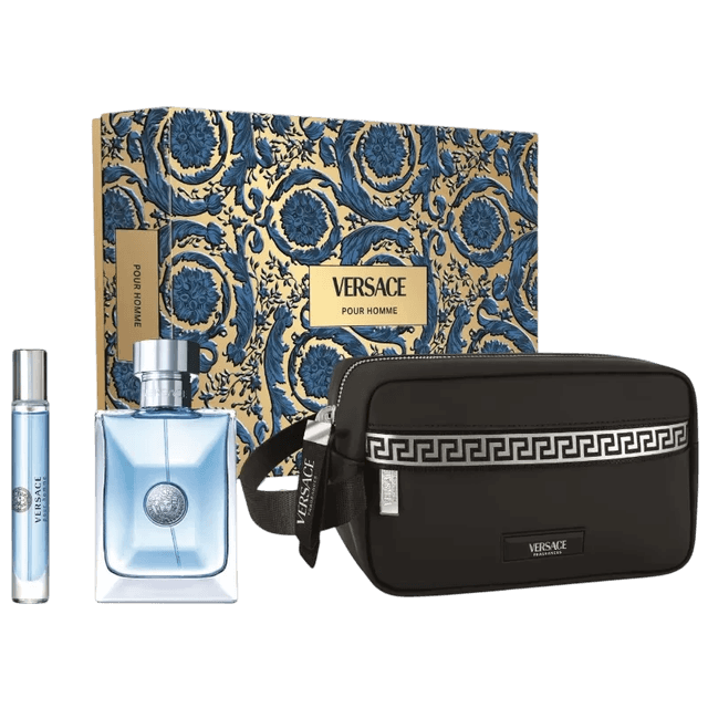 Kit Versace Pour Homme 100ml Eau de Toilette + 10ml + Necessaire