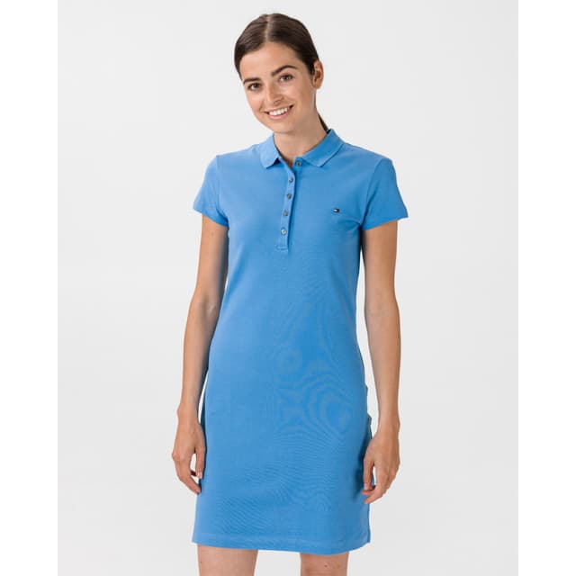 Vestido Tommy Hilfiger Feminina WW0WW27949-C39 M Copenhagen Blue