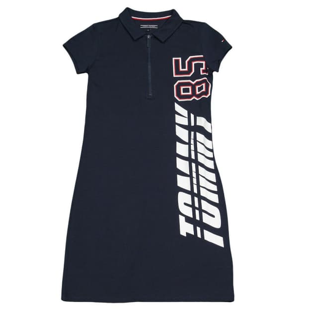 Vestido Tommy Hilfiger Infantil Feminina KG0KG03465-002 08 – Preto
