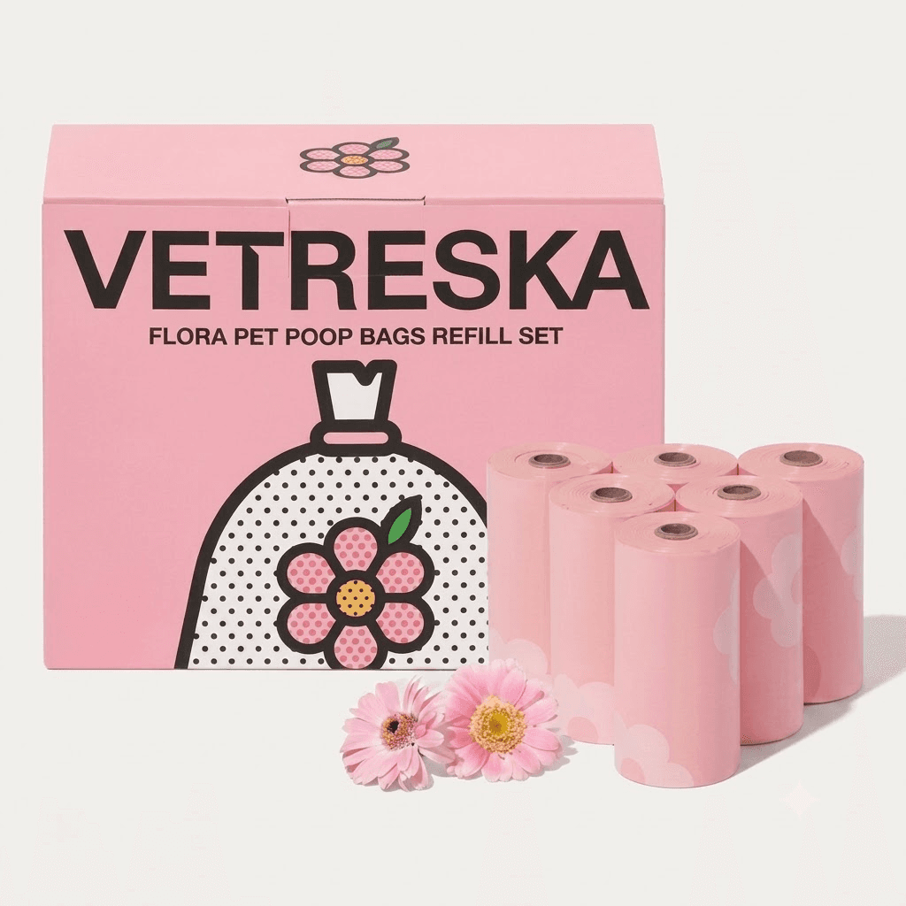 Vetreska Bolsa para Excremento de Pet Flora 20 Rol