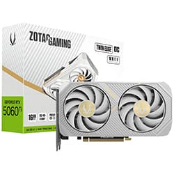 VGA 16GB ZOTAC RTX5060TI TWIN EDGE OC WHITE EDITION 2602MHZ 128BIT GDDR7/DP/HDMI ZT-B50620Q-10M