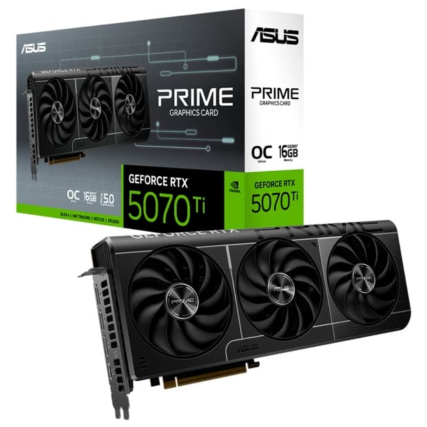 Placa de Vídeo Asus 90YV0MF0-M0NA00 Prime RTX 5070 Ti 16GB Oc Gddr7