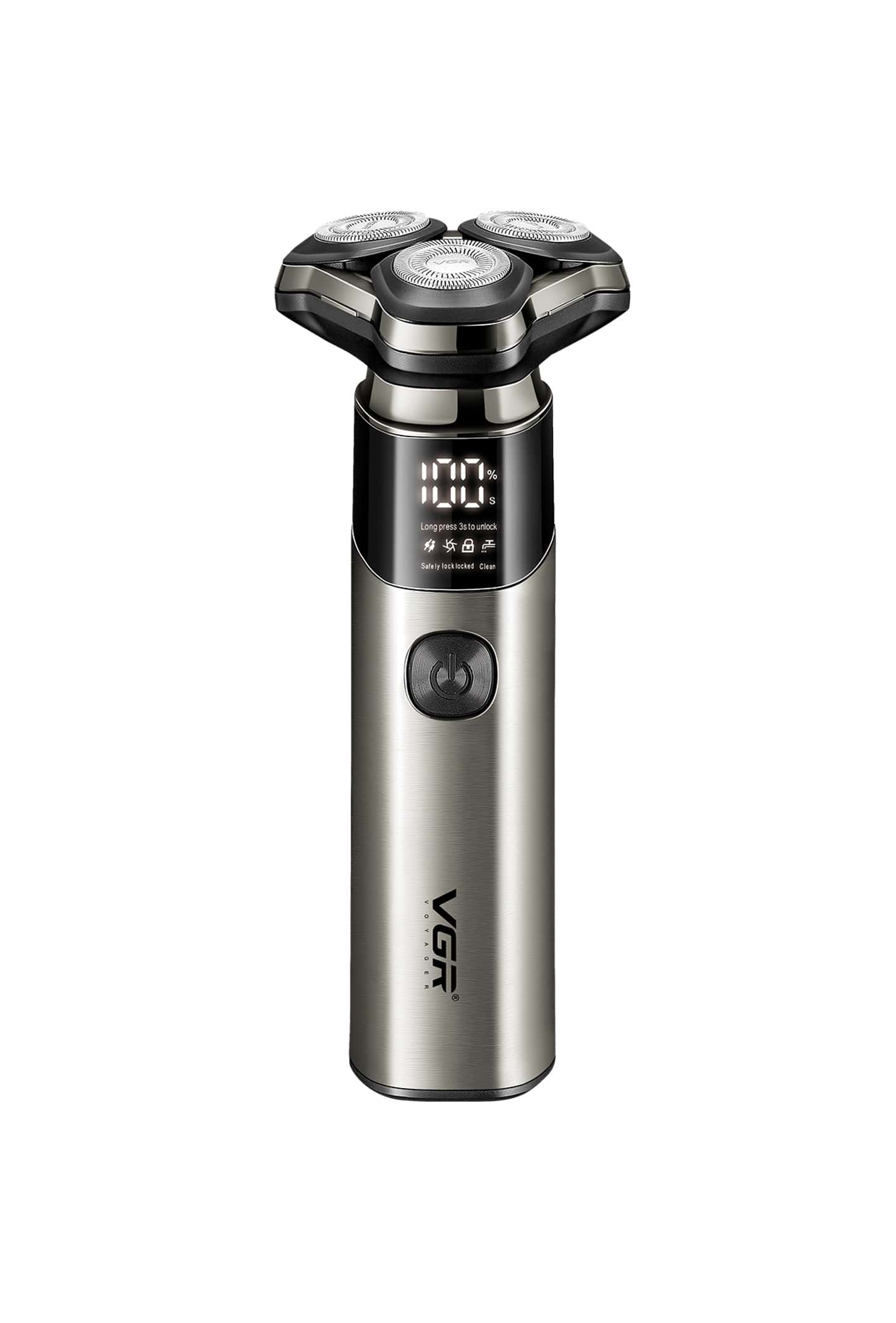 Vgr Barbeador Shaver Rotativo Portatil V-321