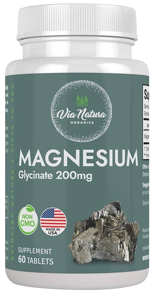 Magnésio Glicinato Via Natura 200MG (60 Comprimidos)