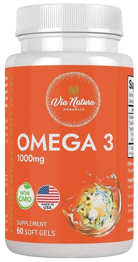 Suplemento Via Natura Omega 3 1000MG (60 Softgels)