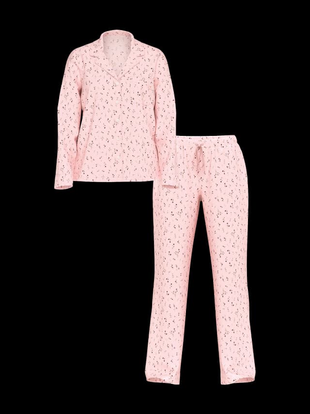 Pijama Victoria's Secret C/calça Rosa C/flores 36012565 Tam. P