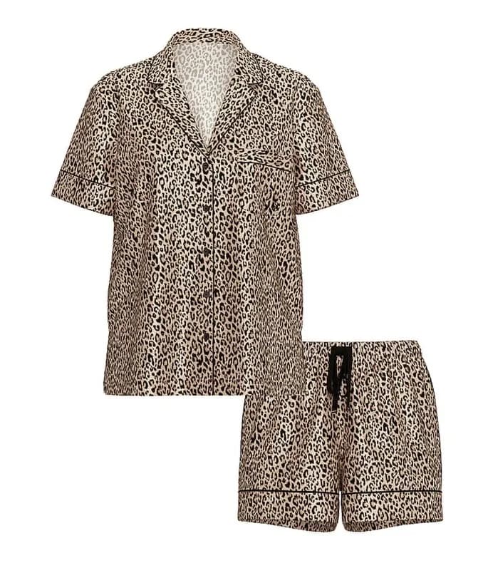 Pijama com Short Victoria's Secret Animal Print Tam. L