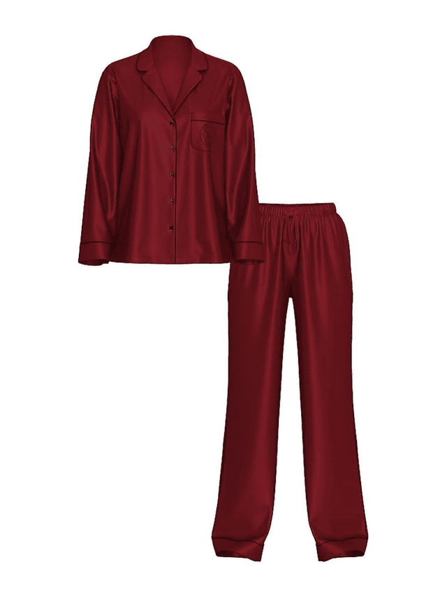 Pijama Victoria's Secret Seda com Calça Tam. Xxl