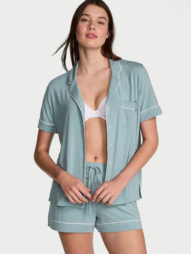 Pijama Short Victoria's Secret Algodão Tam. Xs