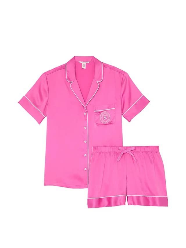 Pijama Short Victoria's Secret Rosa Tam. L