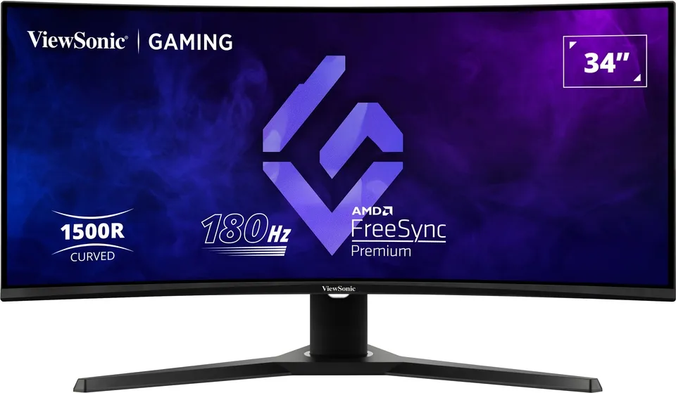 Monitor Viewsonic VX3418C-2K Curvo Preto