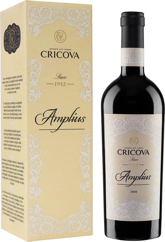Vinho Cricova Amplius 2018 (com Caixa)