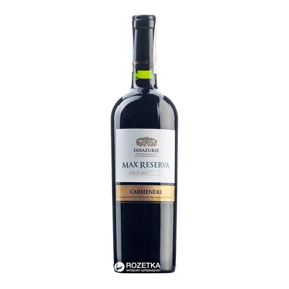 Vinho Errazuriz Max Reserva Carmenere 750ml
