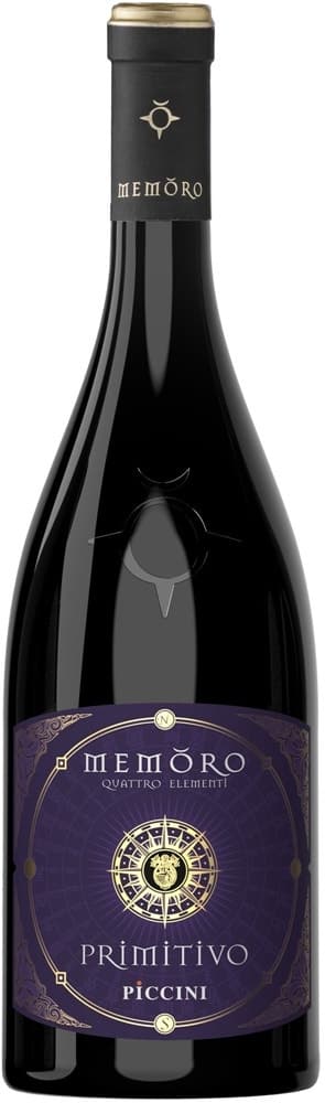 Vinho Piccini Memoro 4 Elementi Primitivo Puglia Igt 2024
