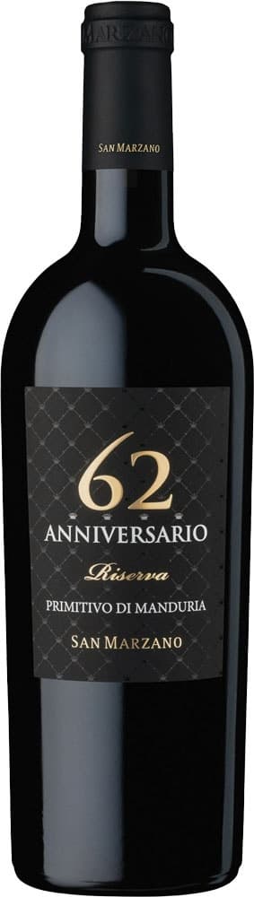 Vinho San Marzano Anniversario 62 Primitivo Di Manduria Dop Riserva 2019