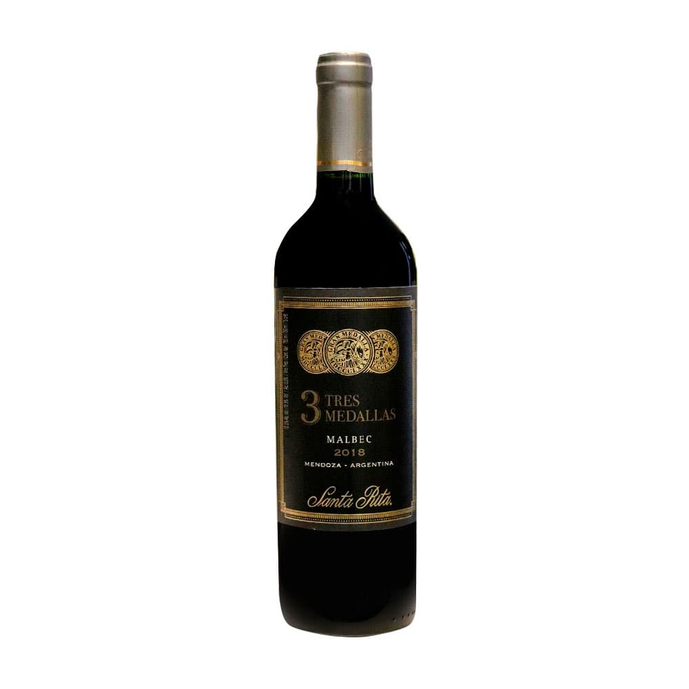 Vinho Santa Rita Tres Medallas Malbec 750ml
