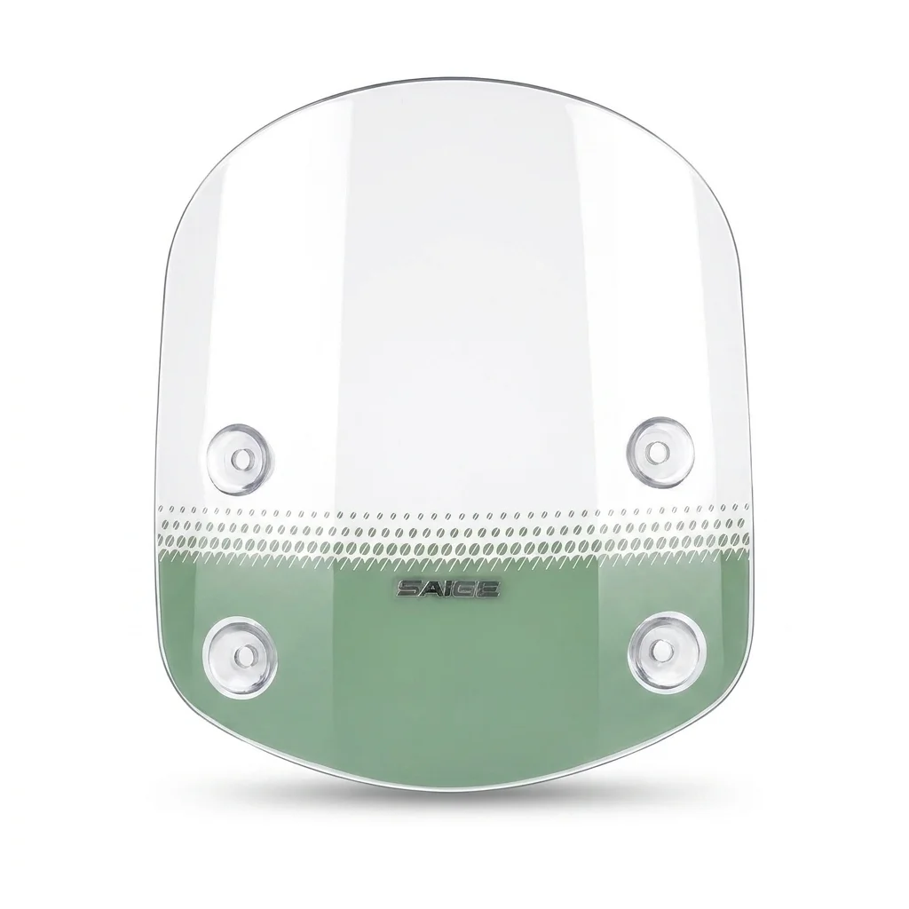 Viseira Defletora Frontal Smart Wheel Cappuccino Verde Pastel