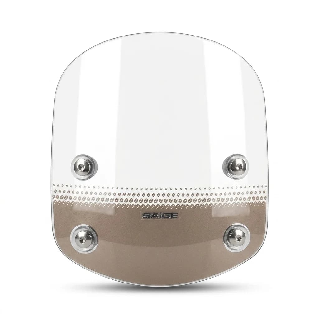 Viseira Frontal Smart Wheel Cappuccino Transparente Verde Pastel