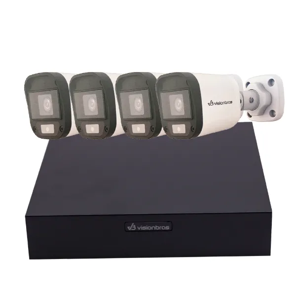 Kit Dvr Visionbras H.265 1080P Fullcolor Vb-Kit800
