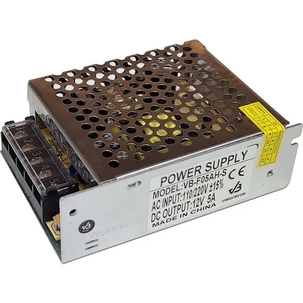Fonte Visionbras Vb-F05AH-S 12V 5A Bivolt