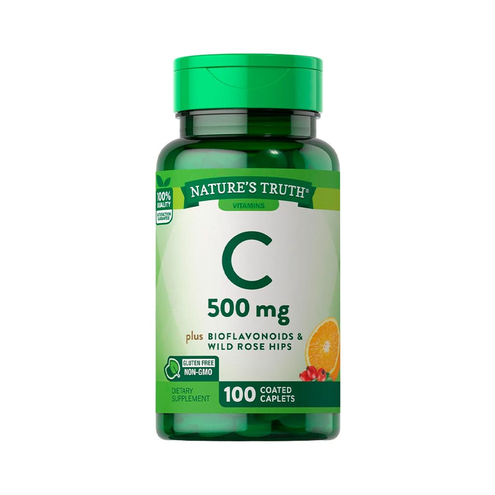 Vitamina C Nature's Truth Plus 500MG 100 Cápsulas