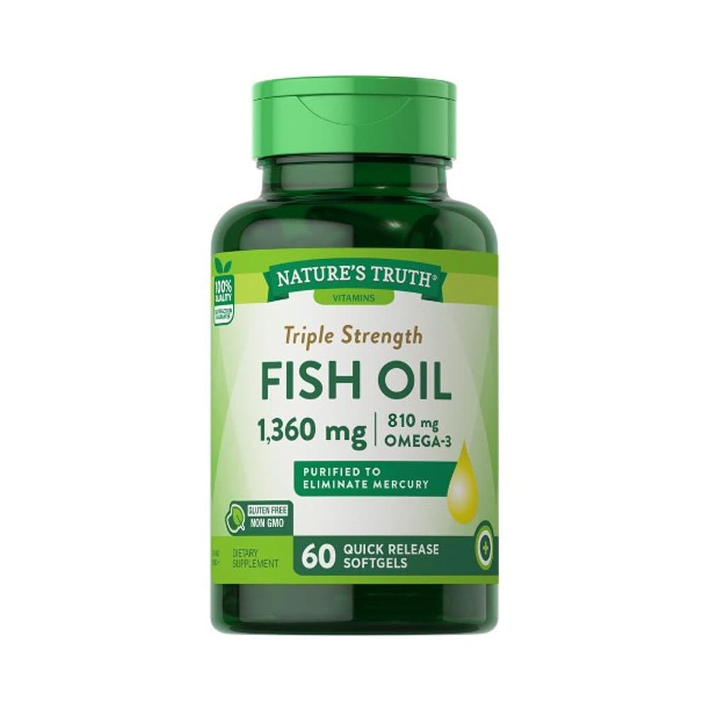 Vitamina Fish Oil Nature's Truth Triple Strength 1360MG 60 Softgels