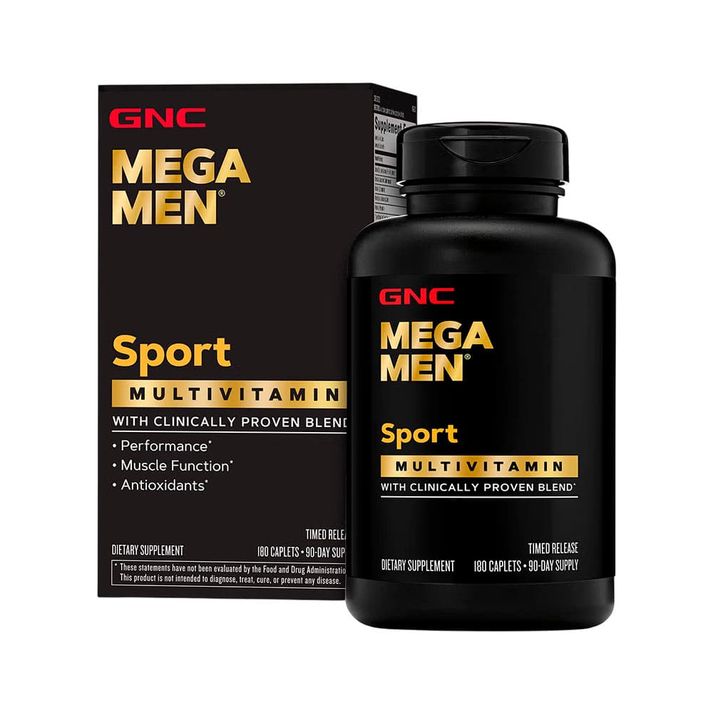 Vitamina Gnc Mega Men Sport 180 Cápsulas