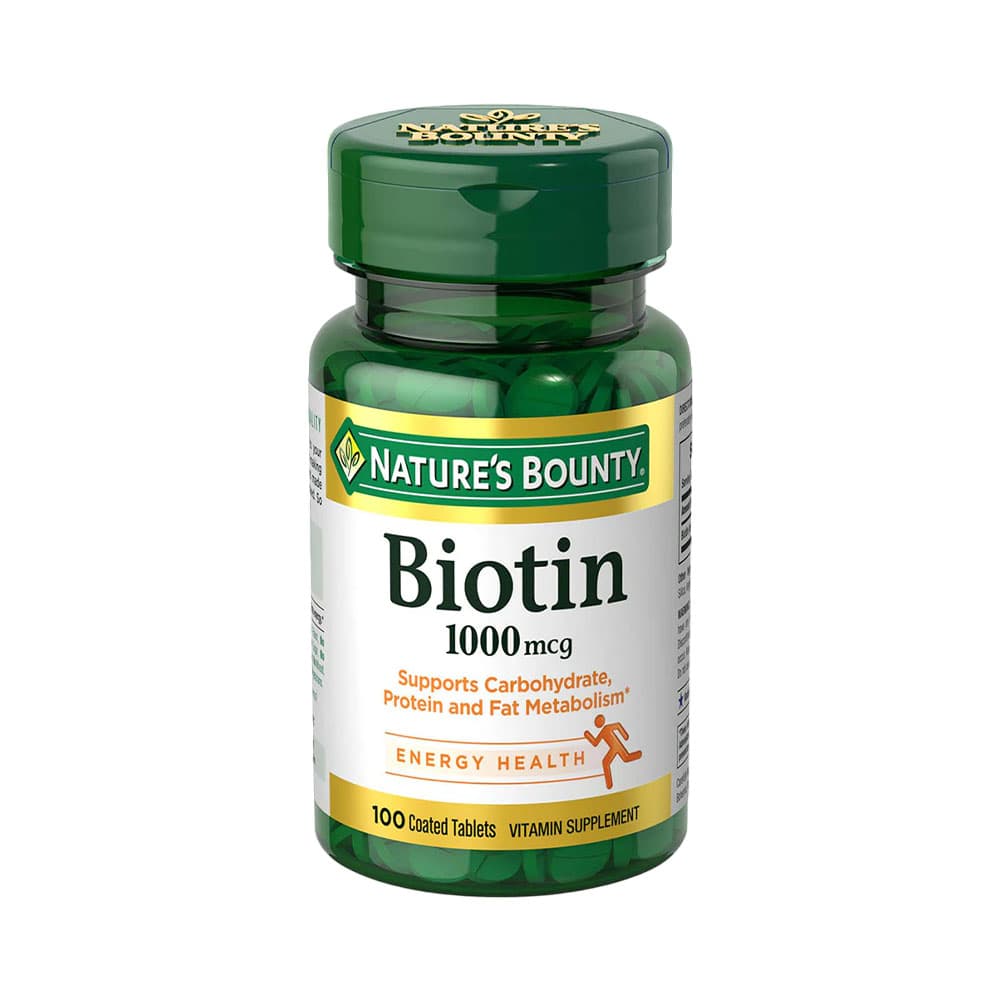 Vitamina Biotina Nature's Bounty 1000MCG 100 Cápsulas
