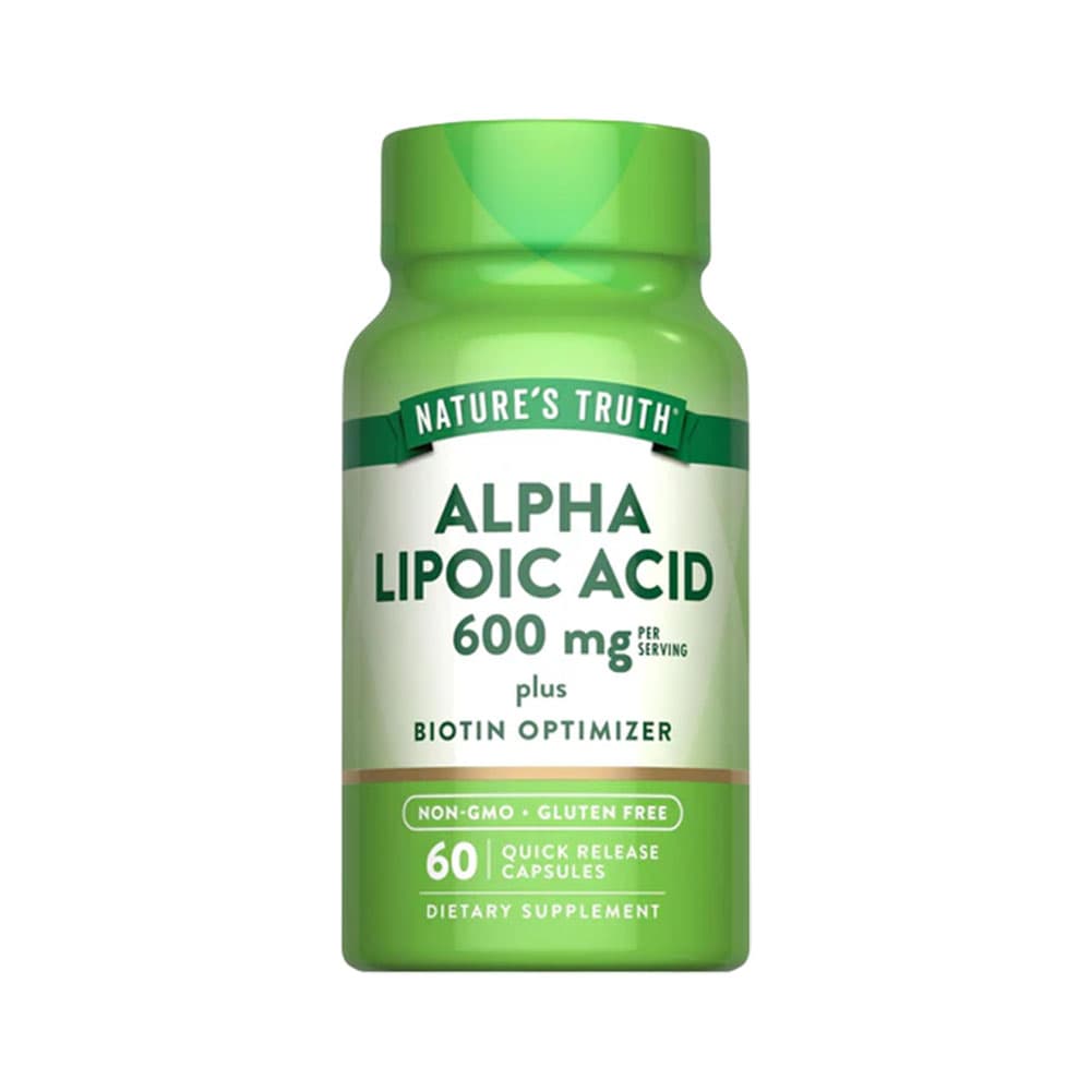 Vitamina Nature's Truth Ácido Alfa-Lipóico 600MG 60 Cápsulas