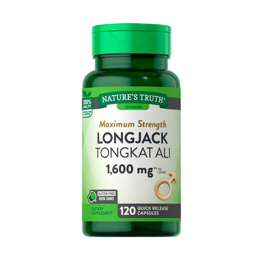 Vitamina Nature's Truth Longjack Tongkat Ali 1600MG 120 Cápsulas