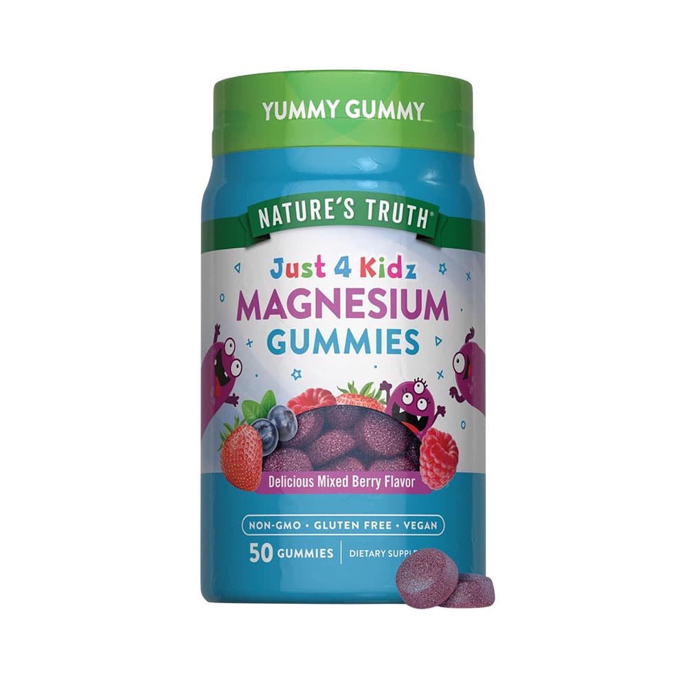 Gomas de Vitamina de Magnésio Nature's Truth para Crianças 50 Unidades