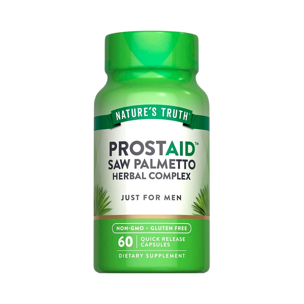 Vitamina Nature's Truth Prost Aid Saw Palmetto 60 Cápsulas