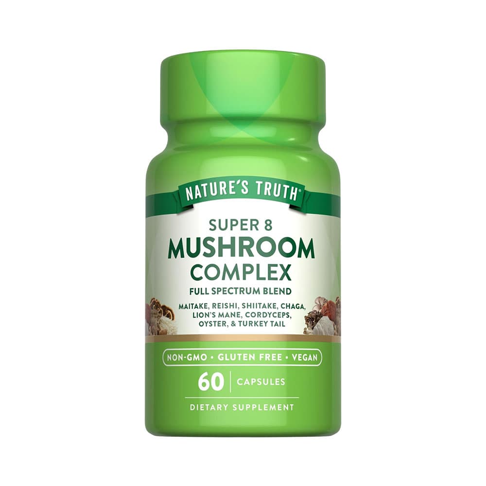 Vitamina Nature's Truth Super 8 Mushroom Complex 60 Cápsulas