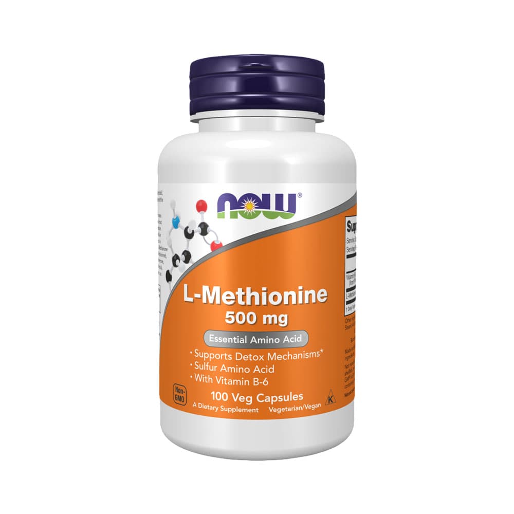 Vitamina L-Metionina 500MG 100 Cápsulas Now