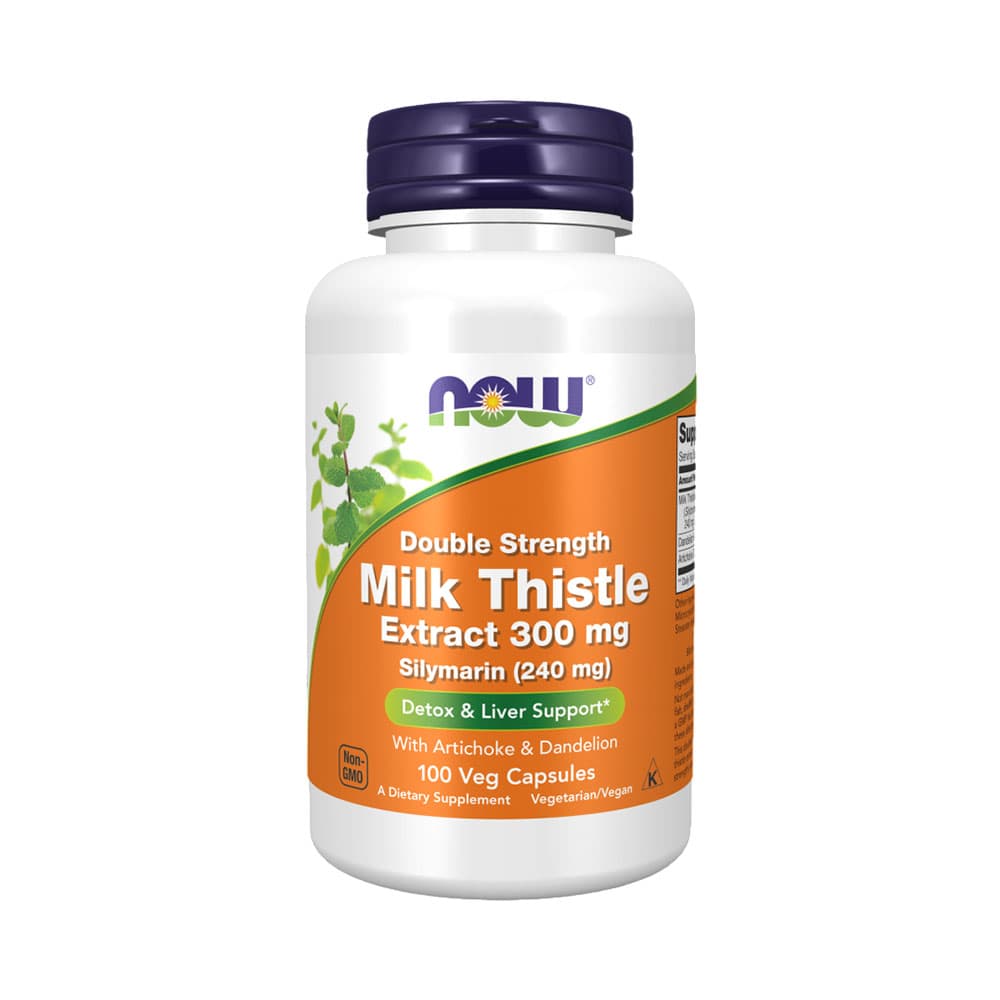 Vitamina Now Milk Thistle Extract 300MG Dupla Concentração 100 Cápsulas