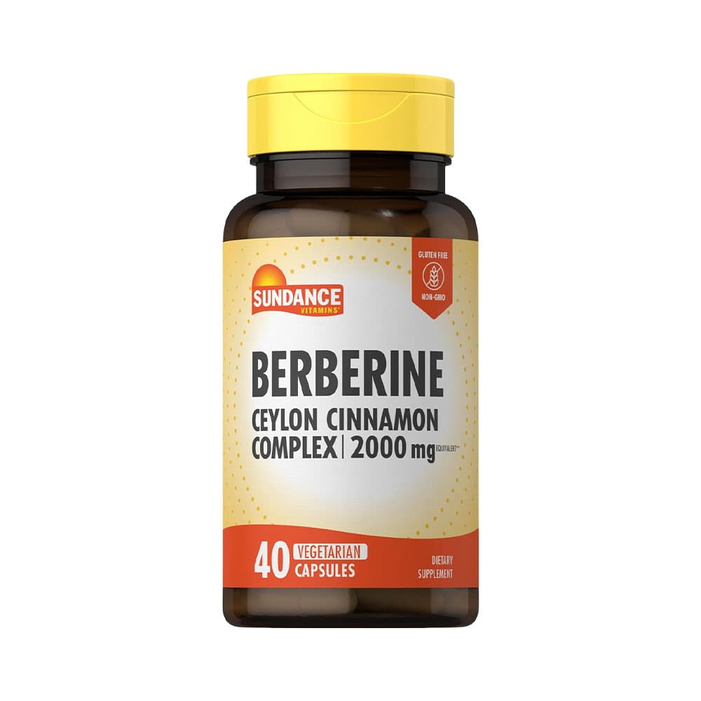 Vitamina Sundance Berberine Ceylon Cinnamon Complex 2000MG 40 Cápsulas
