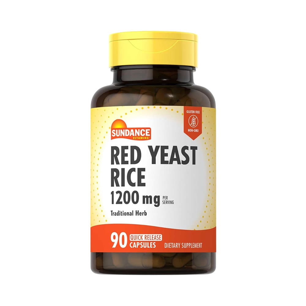 Vitamina Sundance Red Yeast Rice 1200MG 90 Cápsulas