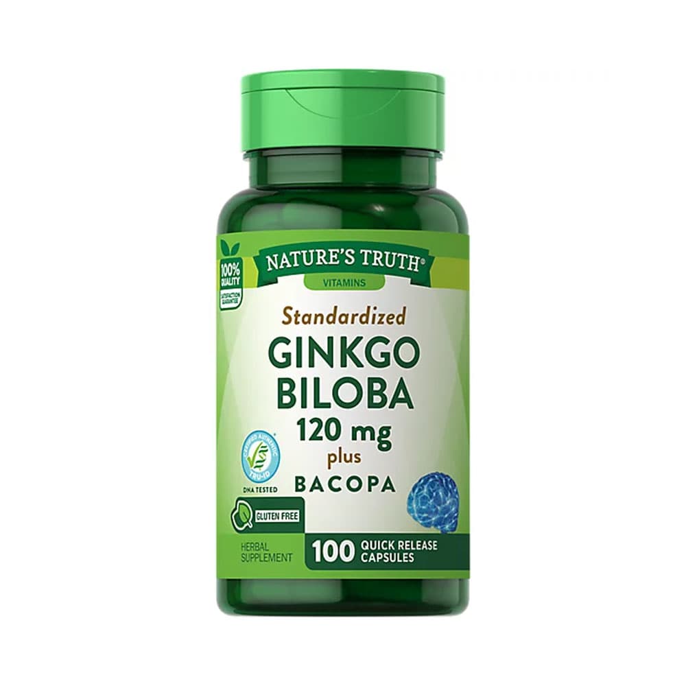 Vitaminas Nature's Truth Ginkgo Biloba 120MG 100 Cápsulas